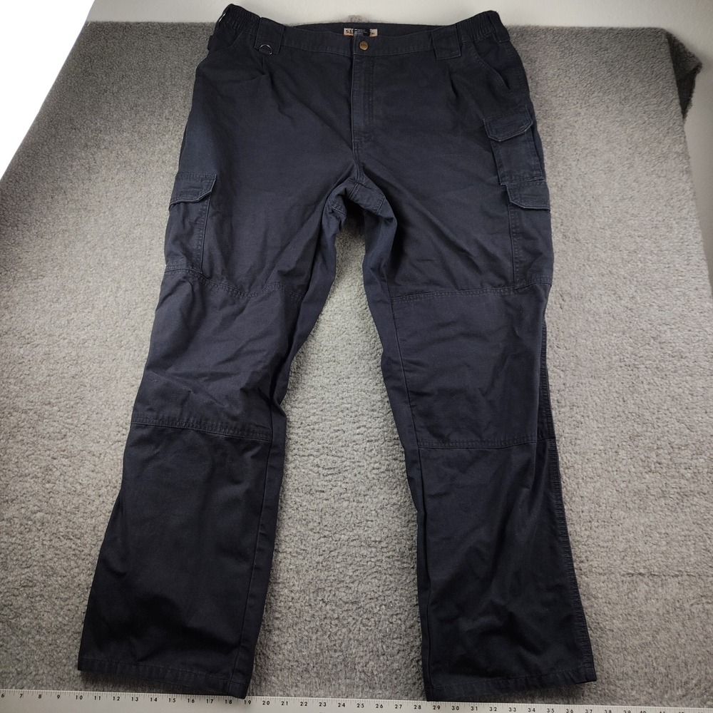 5.11 Tactical Cotton Pants Mens 44x34 Navy Blue Cargo Utility Workwear